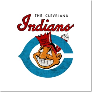 vintage indians Posters and Art